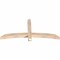 Ekena Millwork Bellingham Smooth Timber Gable Bracket, Douglas Fir, 60"W x 27"H x 3 1/2"D x 3 1/2"F, 11/12 Pitch GBW060X27X0404BEL00SDF - alternate 3